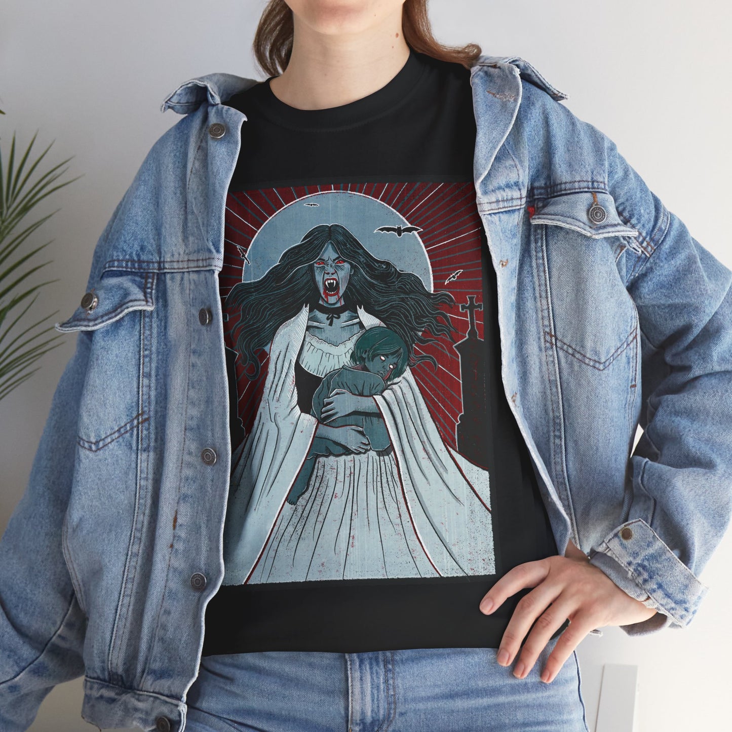 Lucy the Vampire – Unisex Gothic Horror Dracula T-Shirt