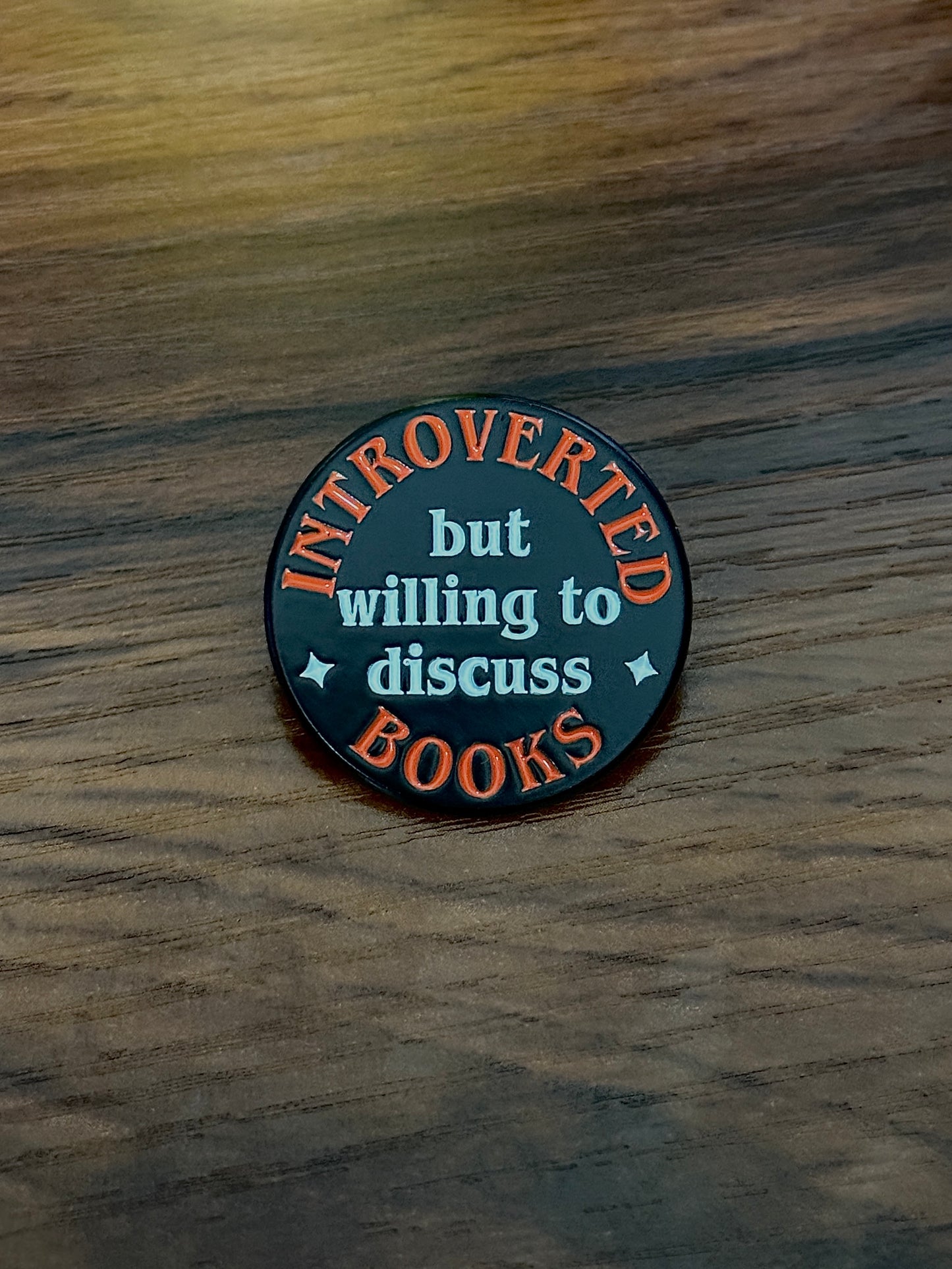Introverted but willing to discuss books
