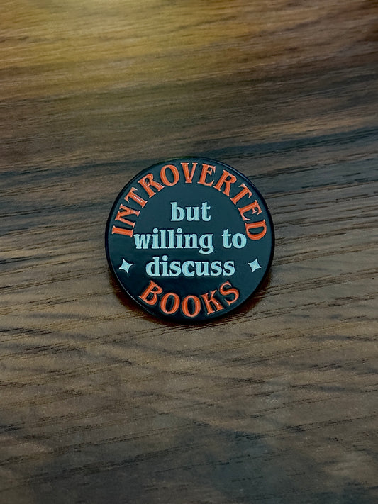Introverted but willing to discuss books