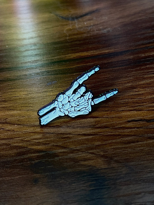 Skeleton rock hand