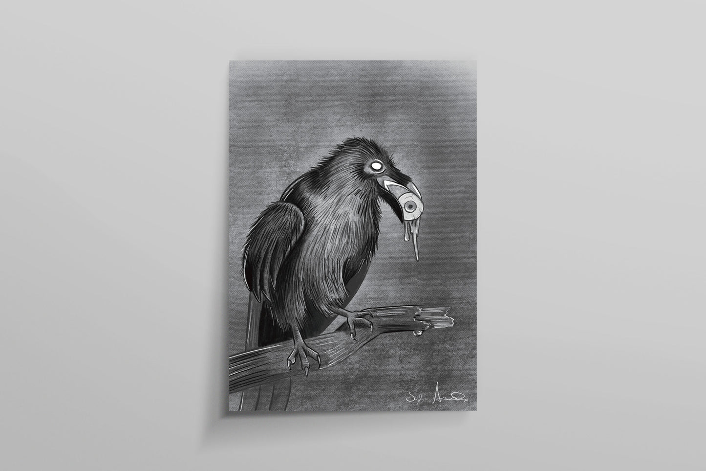 Raven & Eyeball Sketch